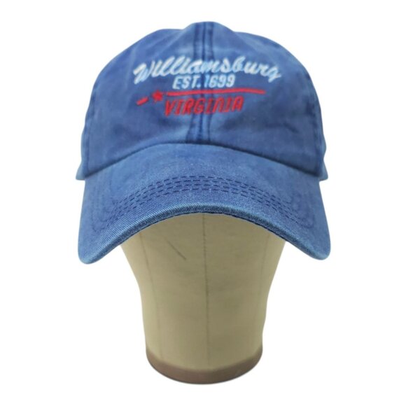 Williamsburg Virginia Strapback Cap Hat Vacation Washed Twill Embroidered NWT - Picture 13 of 14